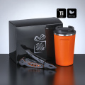 Kelioninis rinkinys II: Nordic termopuodelis 350 ml ir Optima daugiafunkcis įrankis, oranžinė