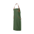 „Goya“ prijuostė iš 300 g/m² medvilnės ir PU detalių, Armijos žalia