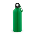 Drava butelis perdirbtas nerūdijantysis plienas 530 ml. Vienasienis ir nepralaidus. Karabinas ant dangtelio., Žalia