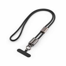 „Marconi 2-in-1“ laidas ir telefono dirželis rPET. USB-C į USB-C. 60 W greitasis įkrovimas.