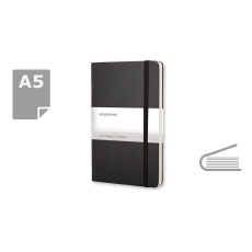 MOLESKINE užrašų knygelė, maždaug A5 formato