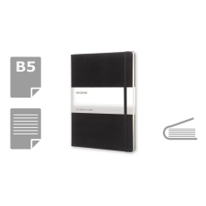 MOLESKINE užrašų knygelė, maždaug B5 formato