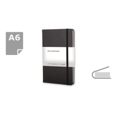 MOLESKINE užrašų knygelė, maždaug A6 formato