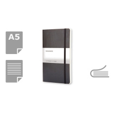MOLESKINE užrašų knygelė, maždaug A5 formato