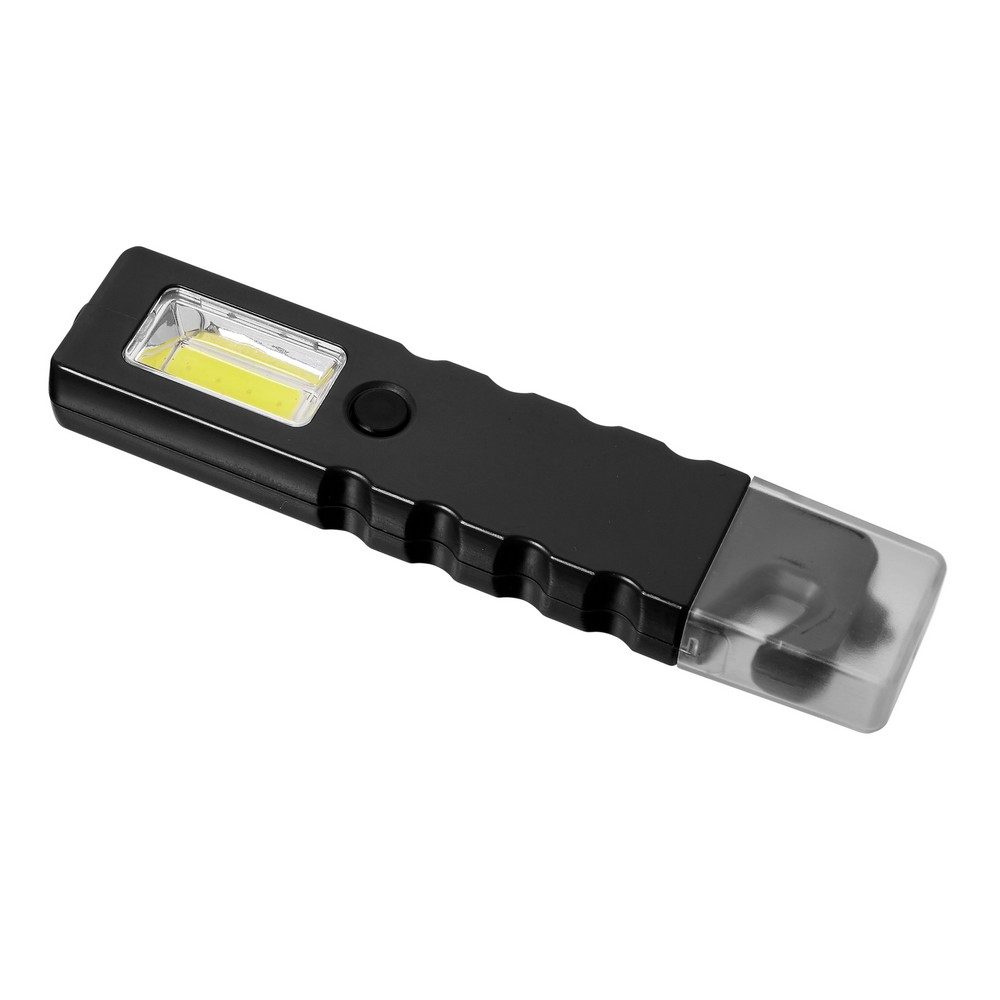 Avarinis žibintuvėlis su 4 LED COB lemputėmis, saugos diržo pjaustytuvas, apsauginis plaktukas, gaminio vaizdas (1)