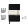MOLESKINE užrašų knygelė, maždaug B6 formato, juoda