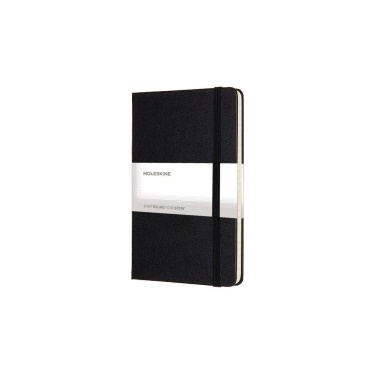 MOLESKINE užrašų knygelė, maždaug B6 formato, juoda, gaminio vaizdas (2)