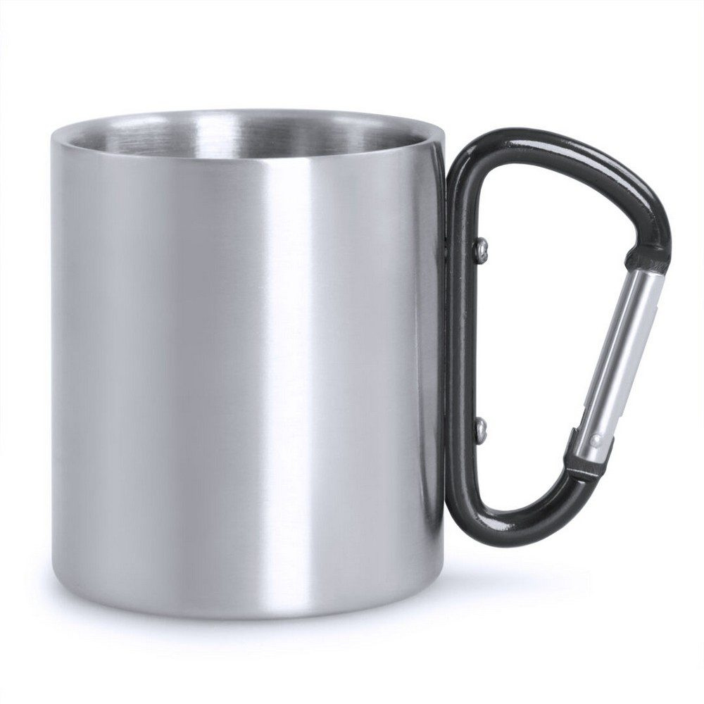 Metalinis puodelis 210 ml su karabino segtuku, gaminio vaizdas (1)