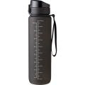 RPET motyvacinis buteliukas 1000 ml, juoda