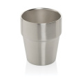 Clark RCS dvigubos sienelės kavos puodelis 300 ml, sidabras