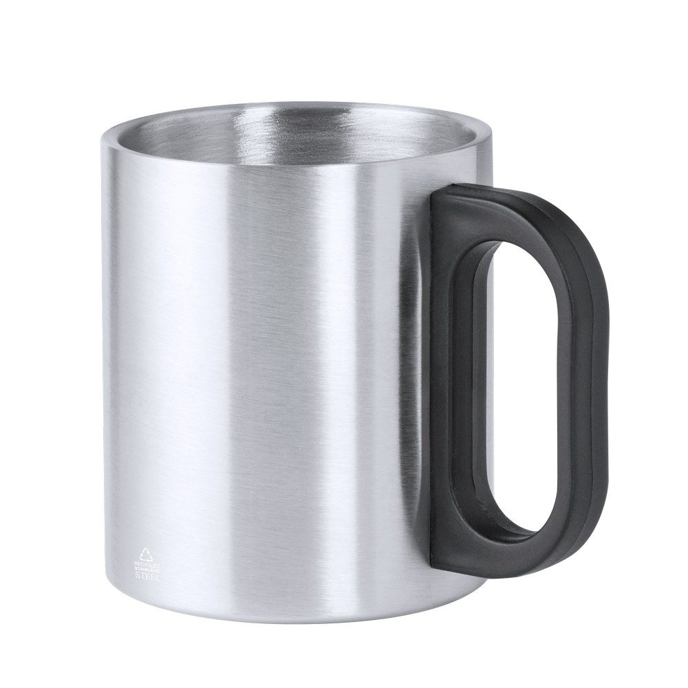 Perdirbto nerūdijančio plieno puodelis, 300 ml, gaminio vaizdas (1)