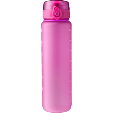RPET motyvacinis buteliukas 1000 ml, fuksija, gaminio vaizdas (2)