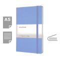 MOLESKINE užrašų knygelė, maždaug A5 formato, mėlyna