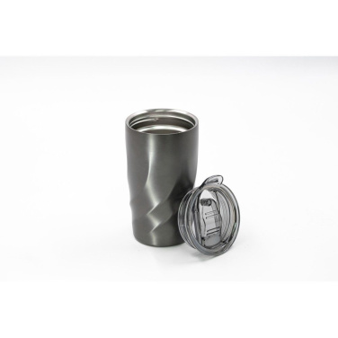Termospuodelis 400 ml BrandCharger Vortex Calix, grafitas, gaminio vaizdas (2)