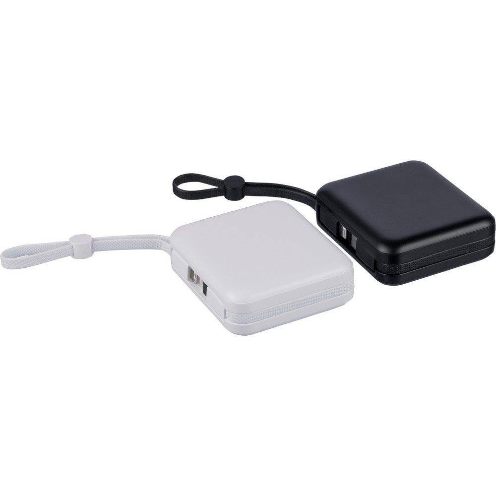 Išorinė baterija 10000 mAh, juoda, gaminio vaizdas (1)