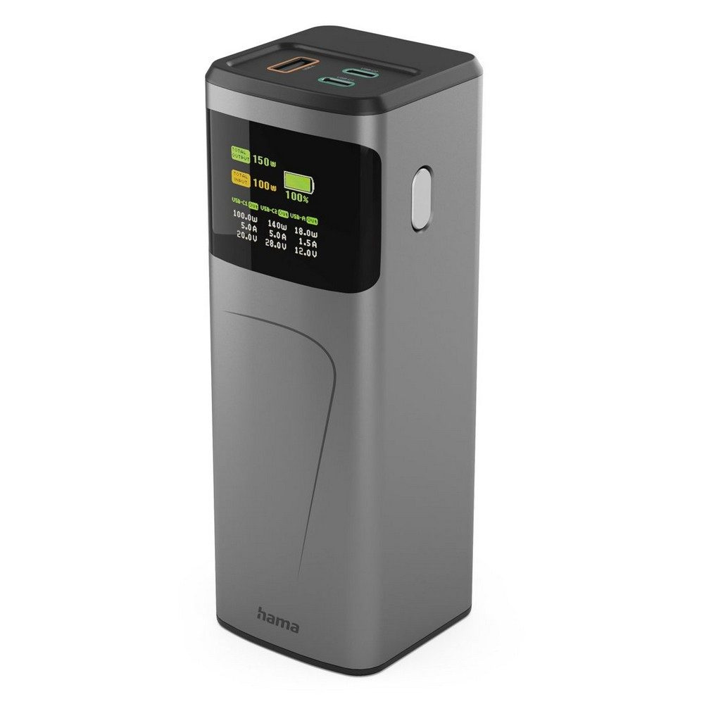 Išorinė baterija 24000 mAh Hama didelės galios 150 W, gaminio vaizdas (1)