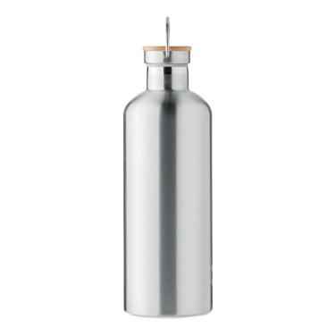Dvigubos sienelės 1,5 l kolba, Mattas Sidabras, gaminio vaizdas (2)
