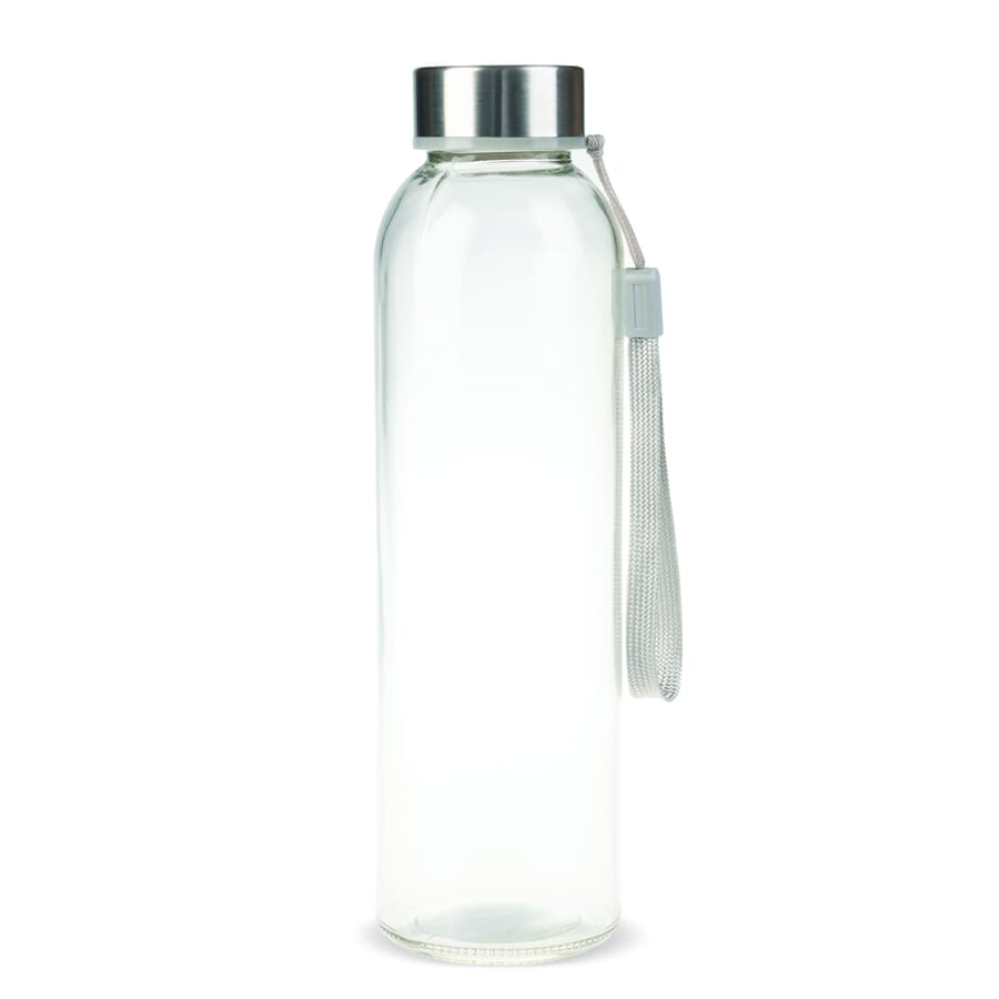 Stiklinis vandens butelis 500 ml, skaidrus, gaminio vaizdas (1)
