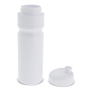 Sportinis butelis su krašteliu 750 ml, balta / Balta, gaminio vaizdas (3)