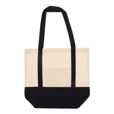 Pirkinių krepšys OEKO-TEX® medvilnė 140g/m² 40x10x35 cm, juoda, gaminio vaizdas (4)