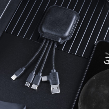 4001 | „Xoopar Iné Gamma“ NFC nešiojama įkrovioji baterija su įkrovimo laidais, 3000 mAh, juoda, gaminio vaizdas (2)