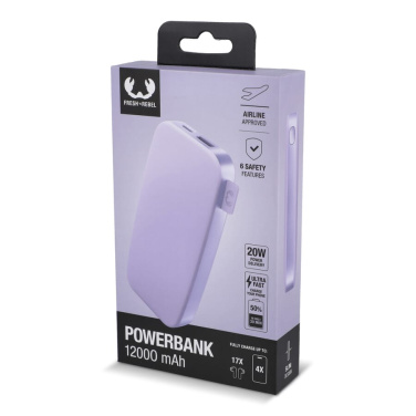 2PB12100 | „Fresh 'n Rebel“ nešiojama baterija, 12000 mAh, USB-C, greitas įkrovimas, 20 W, alyvinė, gaminio vaizdas (2)