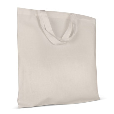 Pečių krepšys iš medvilnės OEKO-TEX® 140g/m² 38x42 cm su trumpa rankena