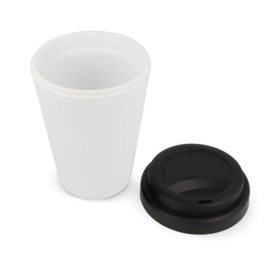 RPP kavos puodelis, baltas korpusas, 250 ml, balta / Juoda, gaminio vaizdas (2)