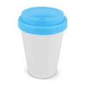 RPP kavos puodelis, baltas korpusas, 250 ml, balta / šviesiai mėlyna