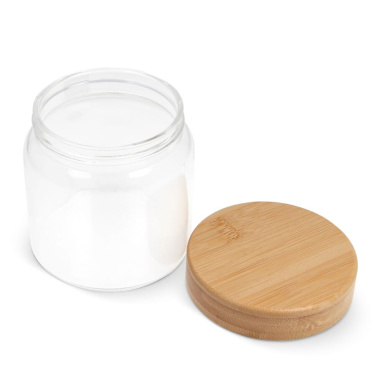 600 ml stiklinis ir bambukinis indas, skaidrus, gaminio vaizdas (3)