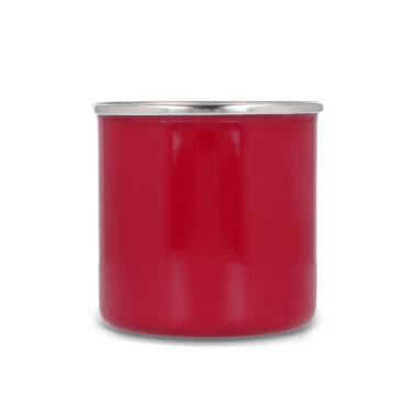 Emalinis puodelis 350 ml, raudona, gaminio vaizdas (3)