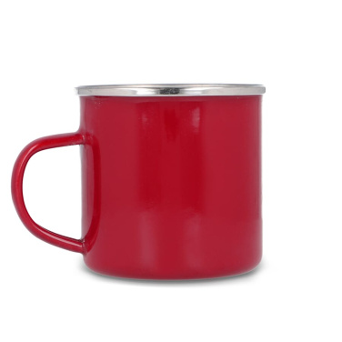 Emalinis puodelis 350 ml, raudona, gaminio vaizdas (4)