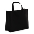 R-PET nešiojimo krepšys laminuotas neaustinis 40 x 16 x 35 cm 105 g/m², juoda