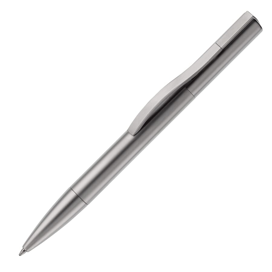 Metalinis USB rutulinis rašiklis Toppoint dizainas 4GB, sidabras, gaminio vaizdas (1)