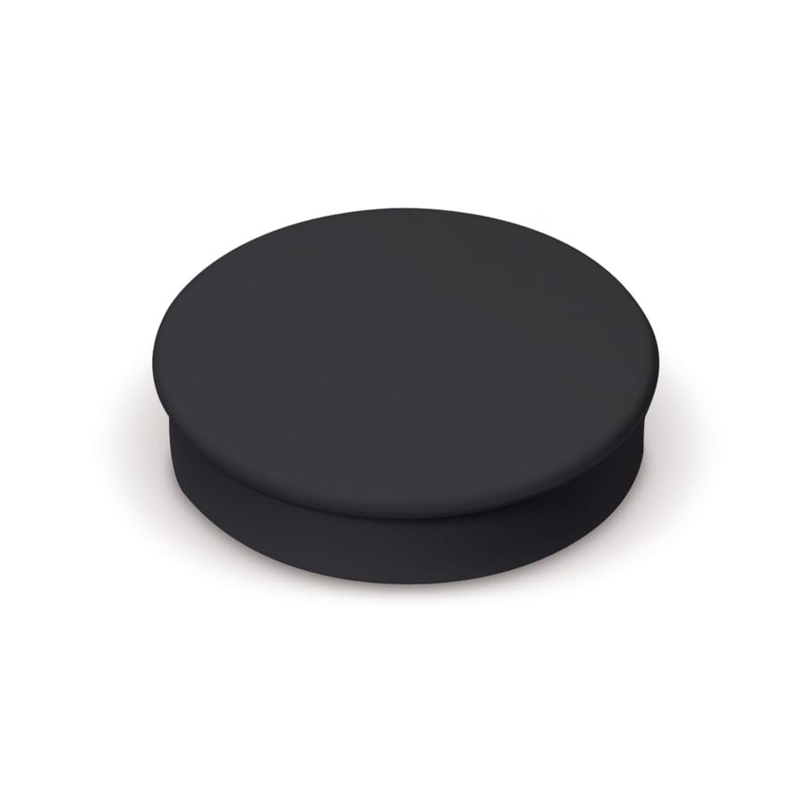 Apvalus magnetas Ø36 mm, juoda, gaminio vaizdas (1)