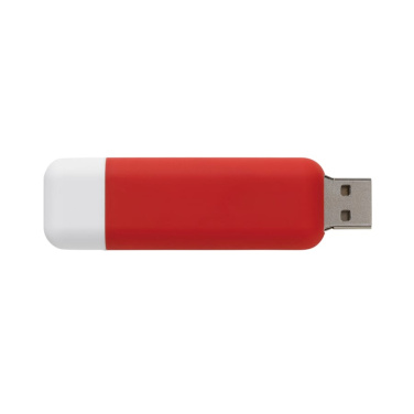 Modulinis USB 8GB, raudona / balta, gaminio vaizdas (4)