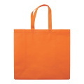 Laminuotas neaustinis nešiojamasis krepšys, didelis, 105 g/m², oranžinė