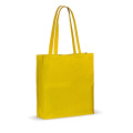 Pečių krepšys iš medvilnės OEKO-TEX® 140g/m² 38x10x42 cm, geltona