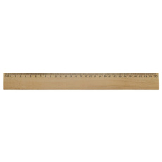 Medinė liniuotė 30 cm