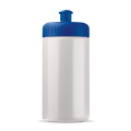 Sportinis butelis klasikinis 500 ml, balta / Tamsiai mėlyna