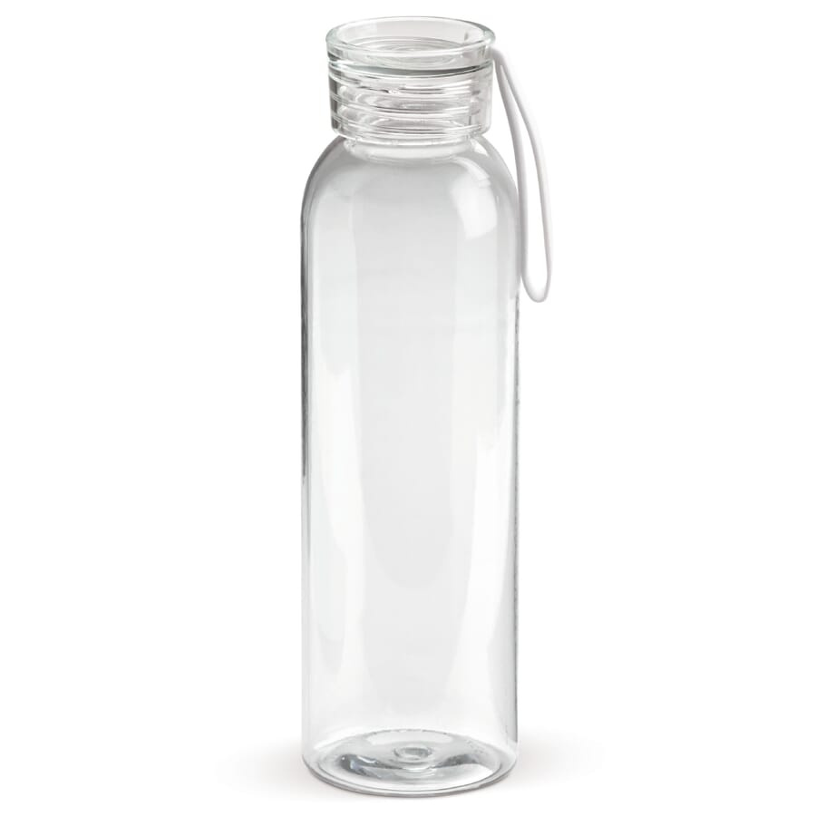 Tritano vandens butelis 600 ml, skaidri / balta, gaminio vaizdas (1)