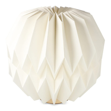 „Coollux“ sulankstoma origami įkvėpta popierinė LED lempa „Luna“, 25 cm, gamta, gaminio vaizdas (2)