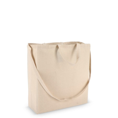 Medvilninis medžiaginis krepšys iš OEKO-TEX® 40 x 13 x 44 cm 220 g/m², ekru, gaminio vaizdas (4)