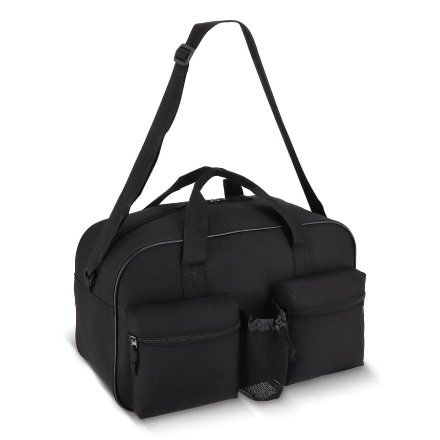R-PET 600D sportinis ir kelioninis krepšys 46 x 21 x 27,5 cm 25 l, juoda, gaminio vaizdas (1)