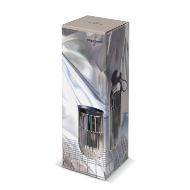 „Sagaform Tekla“ plieninis butelis, chromuotas (perdirbtas), 500 ml, chromas, gaminio vaizdas (2)