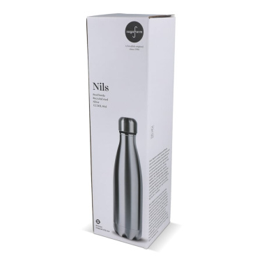 „Sagaform Nils“ plieninis butelis, chromuotas, 500 ml, chromas, gaminio vaizdas (4)