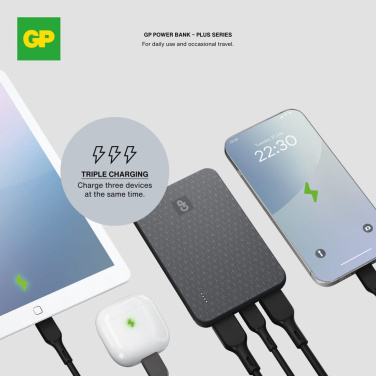GP B+ serijos Powerbank 5000 mAh, juoda, gaminio vaizdas (2)