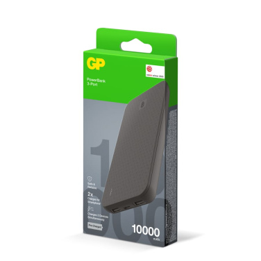 GP B+ serijos Powerbank 10000 mAh, juoda, gaminio vaizdas (4)