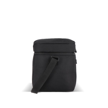 R-PET 600D dviejų skyrių aušintuvas-krepšys 30 x 20 x 24 cm 12 l, juoda, gaminio vaizdas (2)