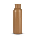 „Sagaform Tekla Push“ plieninis butelis su užspaudžiamu dangteliu (perdirbtas) 500 ml, ruda
